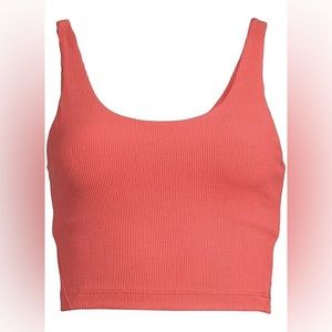 NWT Koral crop ribbed tank